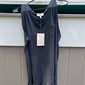NYDJ gray tank with pocket